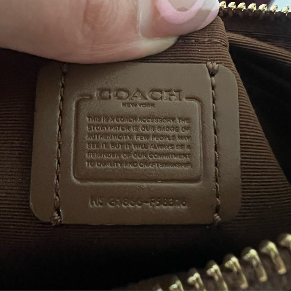 Coach F58316 Signature East/West Crossbody bag 7” x 10.5” - Picture 6 of 7
